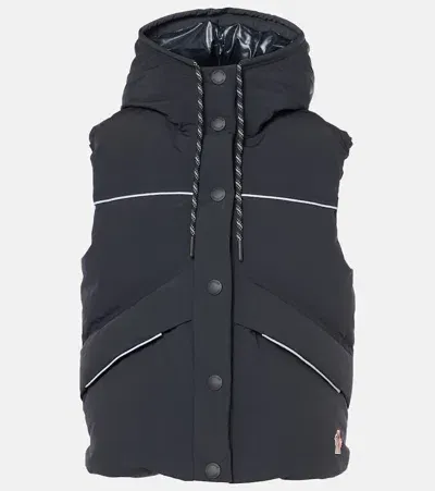 Moncler Arolla Down Vest In Black