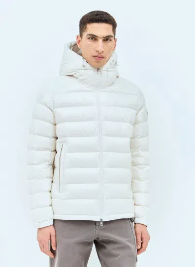 Moncler Besines Short Down Jacket In White