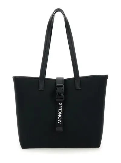 Moncler Trick Tote Bag In Black