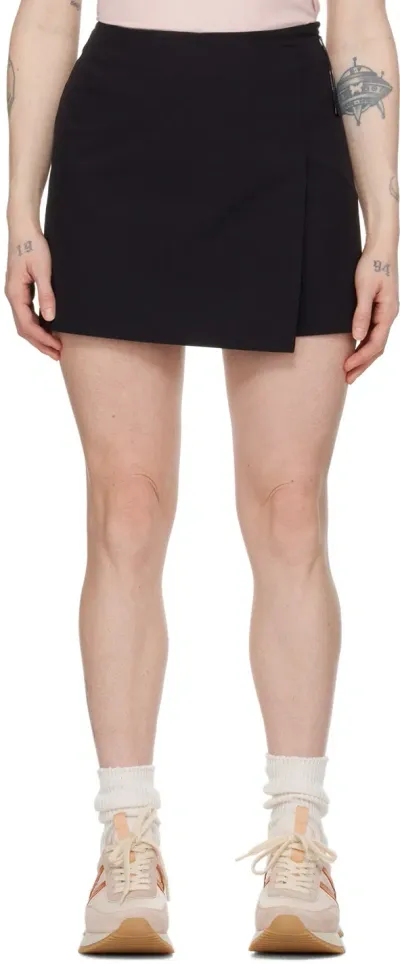 Moncler Black Wrap Skort