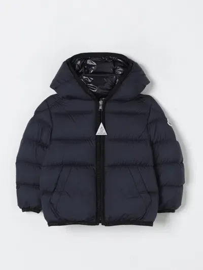 Moncler Coat  Kids Color Blue