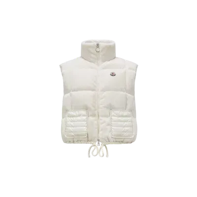 Moncler Collection Doudoune Sans Manches Arques In White