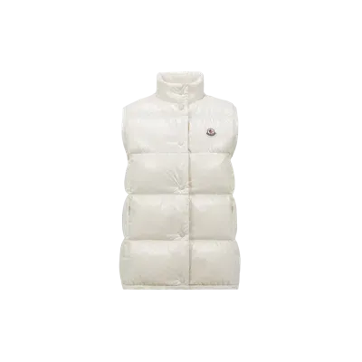 Moncler Collection Doudoune Sans Manches Badia In White