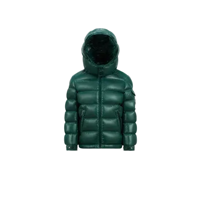 Moncler Kids' New  Maya Down Jacket Green