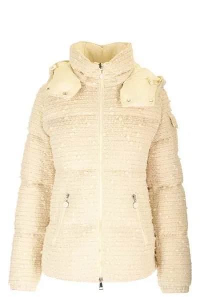 Moncler Fourmines Teddy Jacket White