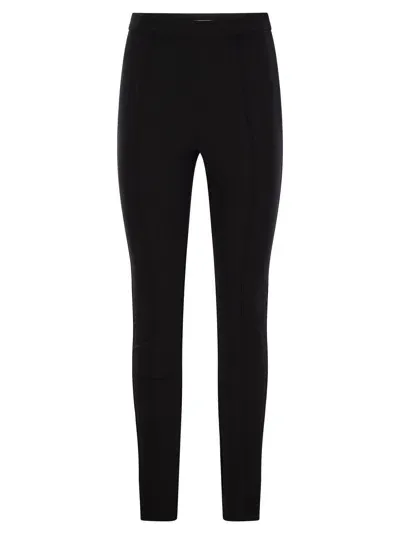 Moncler Gabardine Trousers In Black