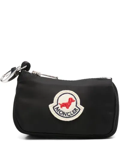 Moncler Genius Logo-patch Dog Bag Holder In Black