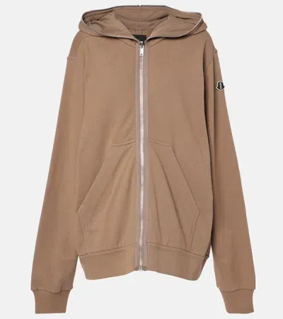 Moncler Genius X Rick Owens Jumbo Gimp Hoodie In Brown