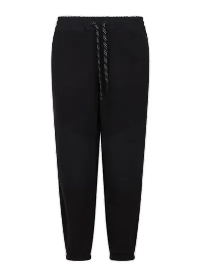 Moncler Grenoble Apres Ski Panelled Drawstring Trousers In Black