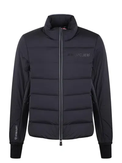 Moncler Grenoble Padded Zipped Jacket In Blue