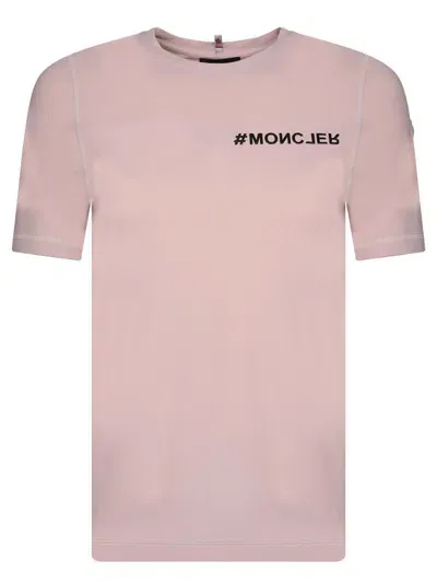 Moncler Grenoble T-shirts In Pink