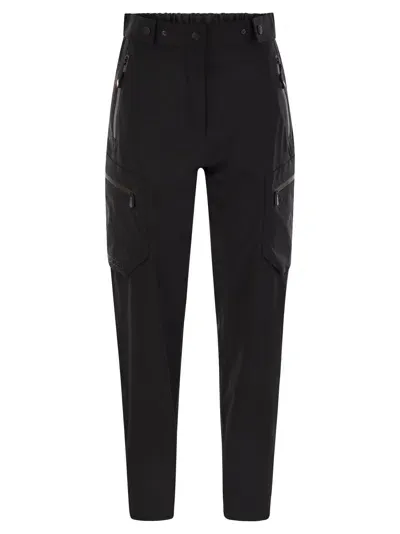 Moncler Women's Technical Fabric Joggers In Black