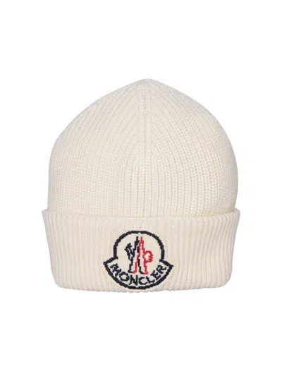 Moncler Hats In White