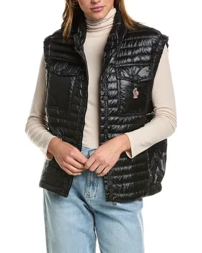 Moncler Gumiane Down Vest Black