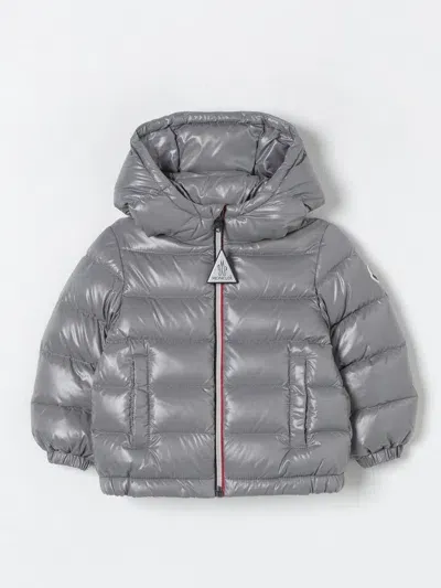 Moncler Babies' Jacket  Kids Color Royal Blue In Gray