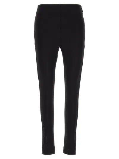 Moncler Logo Tech Leggings In Black