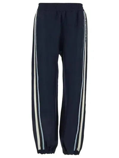 Moncler - Woman Track Pants It - 42 In Blue