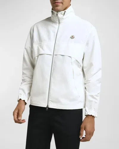 Moncler Men's Gales Lightweight Jacket In White