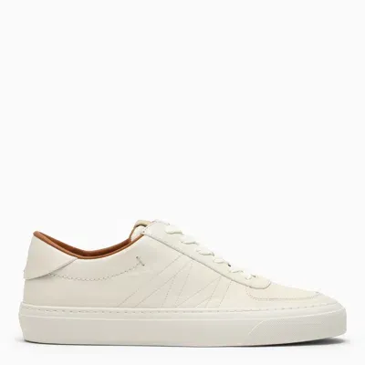 Moncler Monclub Leather Low-top Sneakers In White