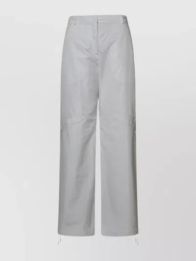 Moncler Ankle Drawstring Pants In White