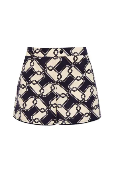 Moncler Patterned Mini Shorts In Multi