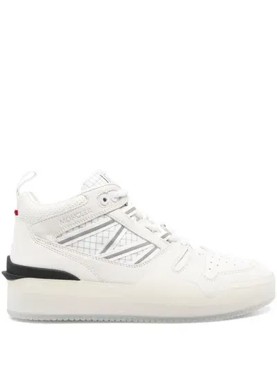 Moncler Pivot High-top Sneakers In White