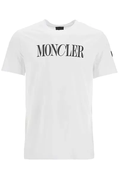 Moncler Regular Fit Logo T Shirt In White