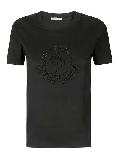 Moncler Ss T-shirt In Black