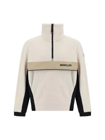 Moncler Sweatshirt In White