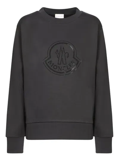 Moncler Sweatshirts In Black