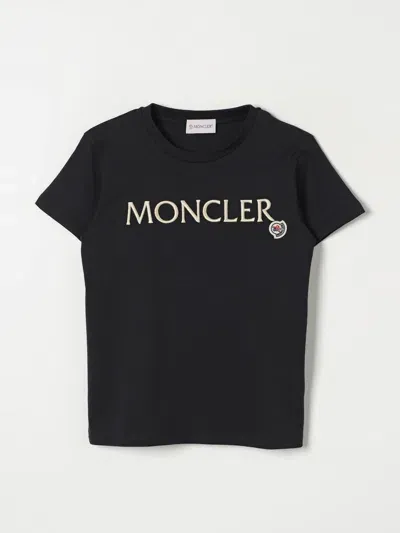 Moncler T-shirt  Kids Color Black