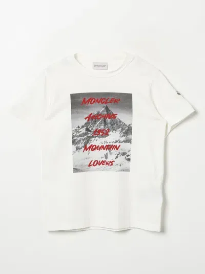 Moncler T-shirt  Kids Color White