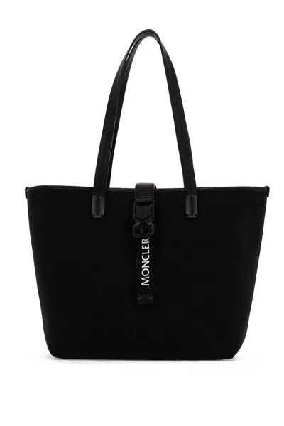 Moncler Tote Bag With A In Black