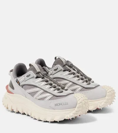 Moncler Trailgrip Leather Trail Running Shoes In Pink