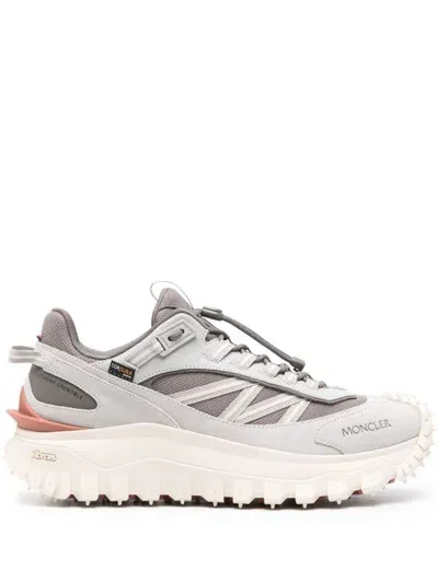 Moncler Trailgrip Low Top Sneakers In White