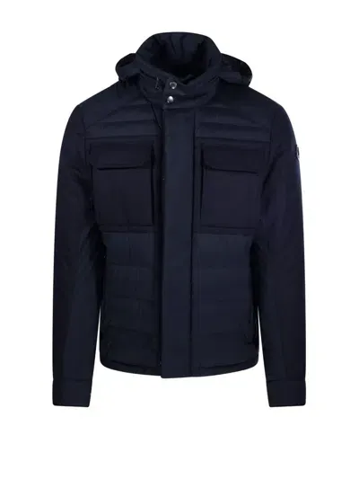 Moncler Vallanta Padded Jacket In Blue