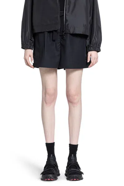 Moncler Woman Black Shorts