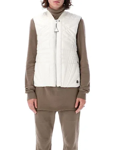 Moncler X Rick Owens Megapenta Flight Vest In White