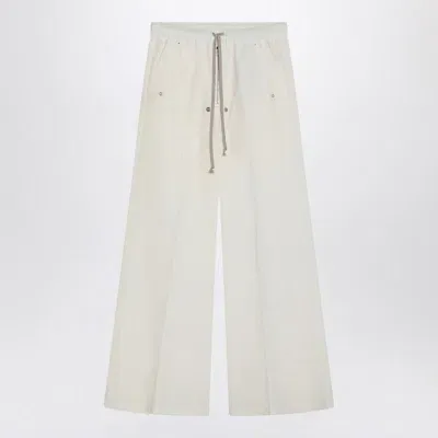 Moncler X Rick Owens Moncler + Rick Owens Wide Bela Trousers In Poplin In White