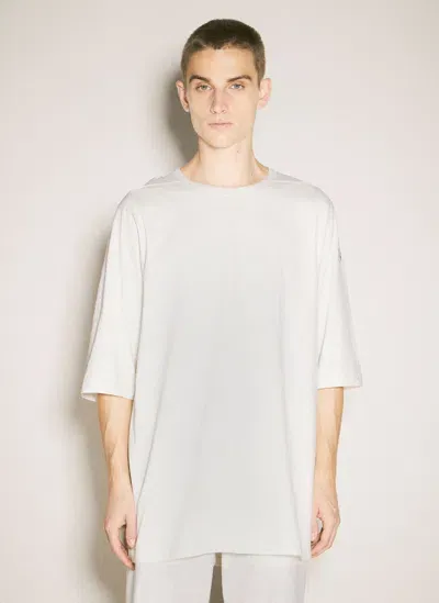 Moncler X Rick Owens Oversized Crewneck T-shirt In White