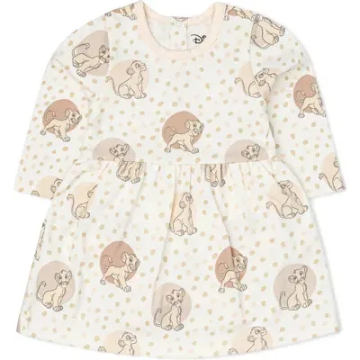 Monica + Andy Babies'  X Disney 'the Lion King' All Dressed Up Skirted Bodysuit In Neutral