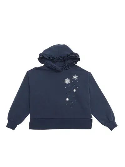 Monnalisa Kids' Sweatshirt In Blue