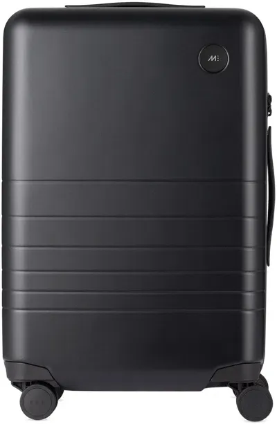 Monos Black Carry-on Plus Suitcase In Z2-mb