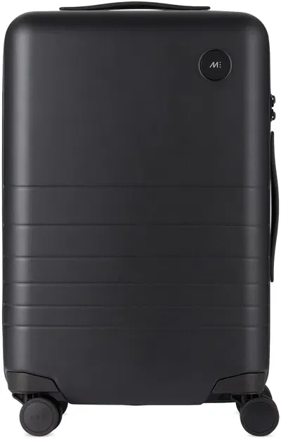 Monos Black Carry-on Suitcase In Z1-mb