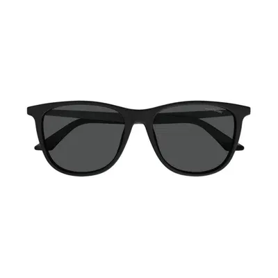 Montblanc Eyewear Square Frame Sunglasses In Black