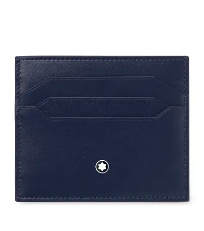 Montblanc Meisterstück 6cc Card Holder In Blue