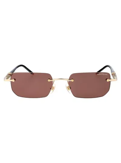 Montblanc Sunglasses In Brown