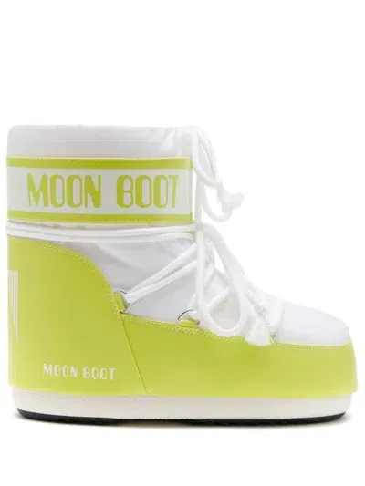 Moon Boot Icon Logo-print Boots In Green