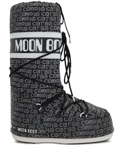 Moon Boot X 10 Corso Como Icon Boots In Black