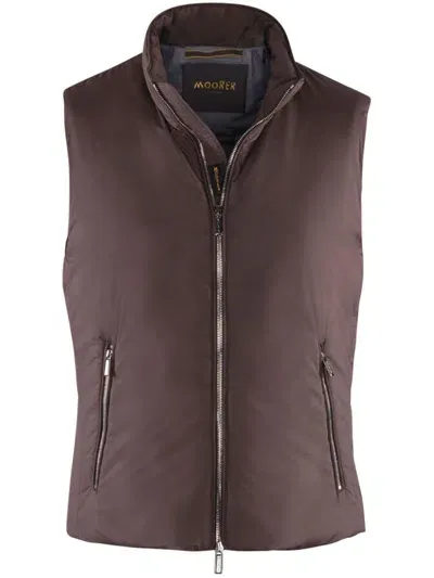 Moorer Uros Gilet In Braun